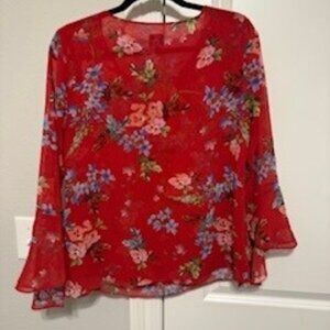 CABi Devoted Blouse - SIZE Small - EUC